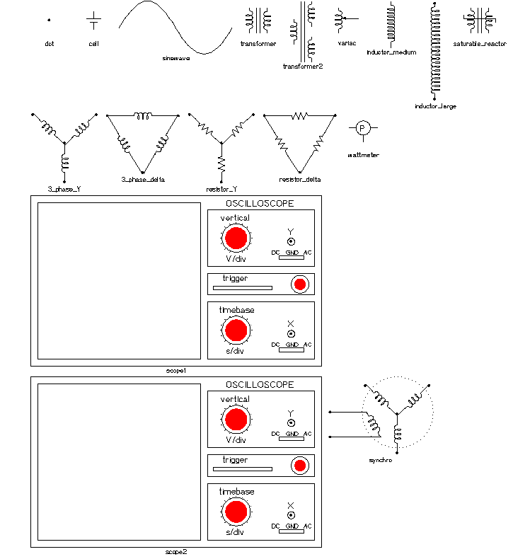 xcircuit mac draw resistors